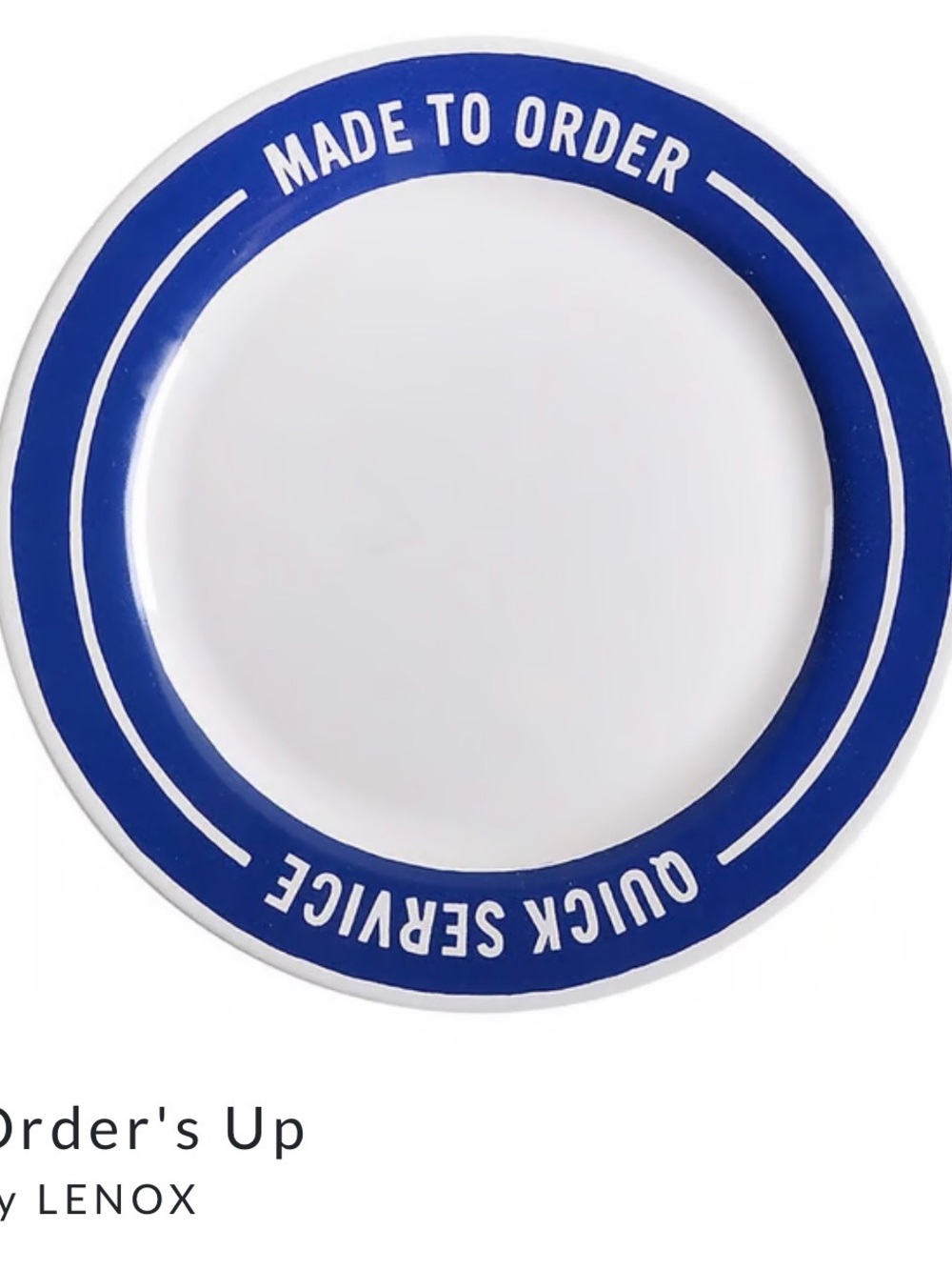 ♠️ Lenox Kate Spade “Order’s Up” tidbit plates